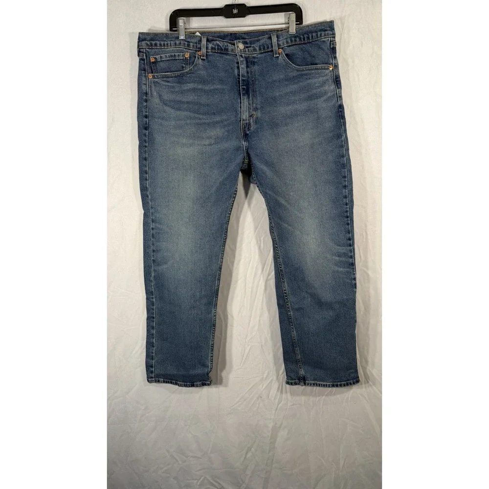 Levi's 505 Men's Medium‎ Wash Blue Jeans Size Fits 40x29 Pants